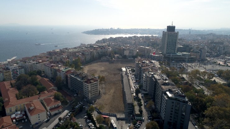 AKM alanının son durumu havadan görüntülendi