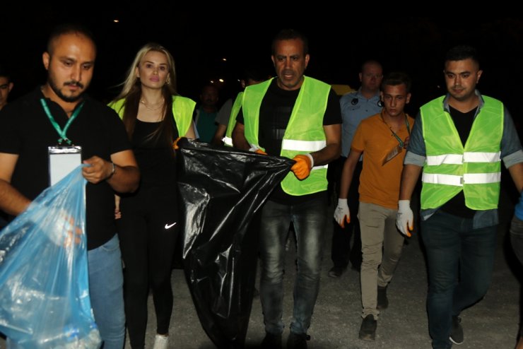 Haluk Levent’ten konser sonrası temizlik