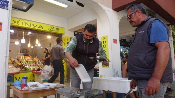 Çanakkale’de sardalya yağlandı, vatandaş bayram etti