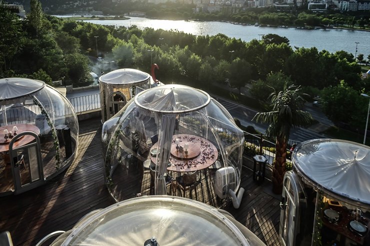 İstanbul’da virüs güvenlikli restoran