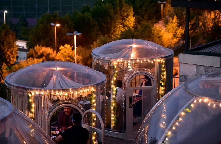 İstanbul’da virüs güvenlikli restoran