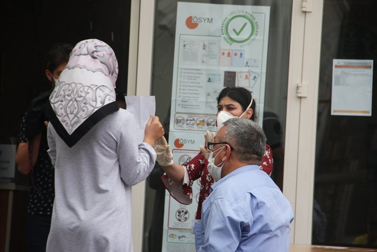 Korona virüs tedbirleri kapsamında ilk sınav