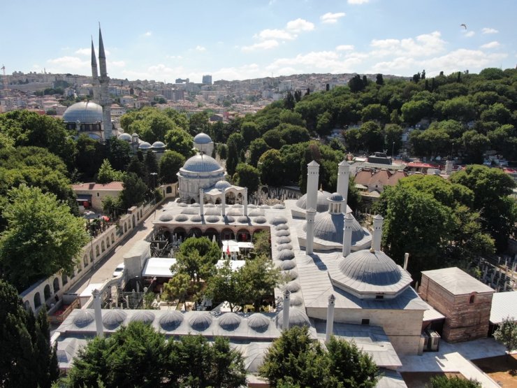 Mihrişah Valide Sultan İmarethanesi havadan görüntülendi