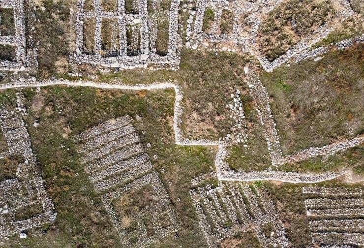 12 bin yıllık tarih havadan görüntülendi