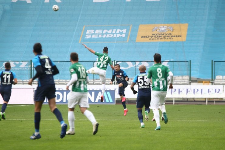 Konyaspor: 1 - Çaykur Rizespor: 0 (İlk yarı)