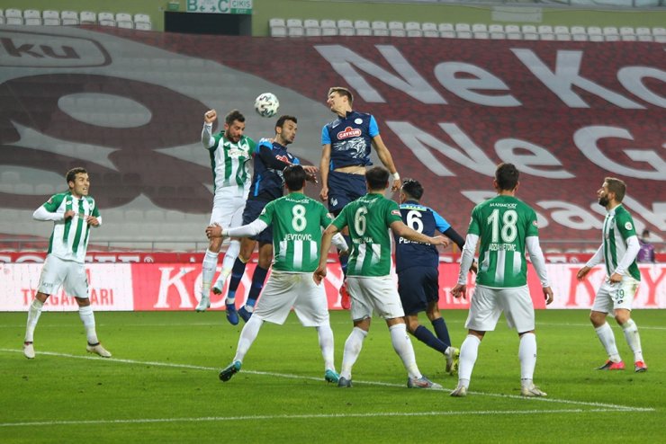 Süper Lig: Konyaspor: 1 - Çaykur Rizespor: 1 (Maç sonucu)