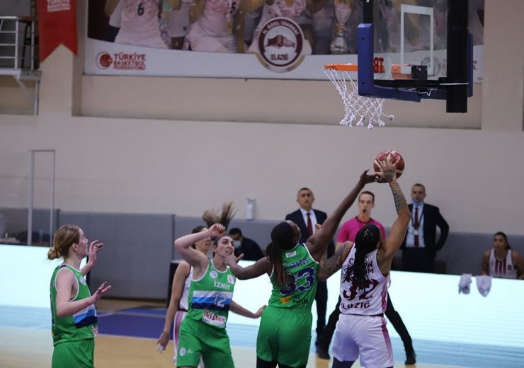 Kadınlar Basketbol Süper Ligi: Elazığ İl Özel İdare: 91 - İzmit Belediyespor: 82