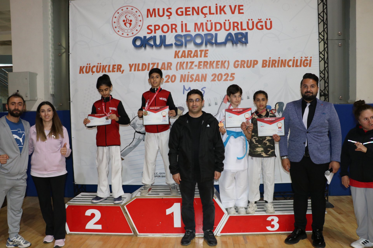 Muşlu Sporcular Karate Müsabakalarında Büyük Başarı Elde Etti