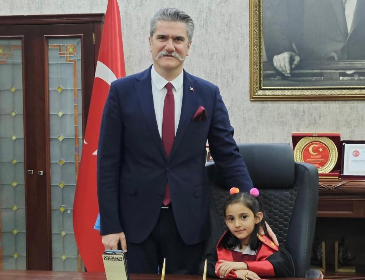 Başsavcı Adem Çalış, 23 Nisan'da minik konuklarını ağırladı